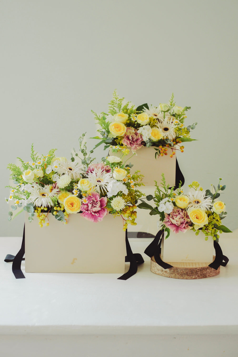 Flower BAG No.1/フラワーバッグアレンジ イエロー/生花