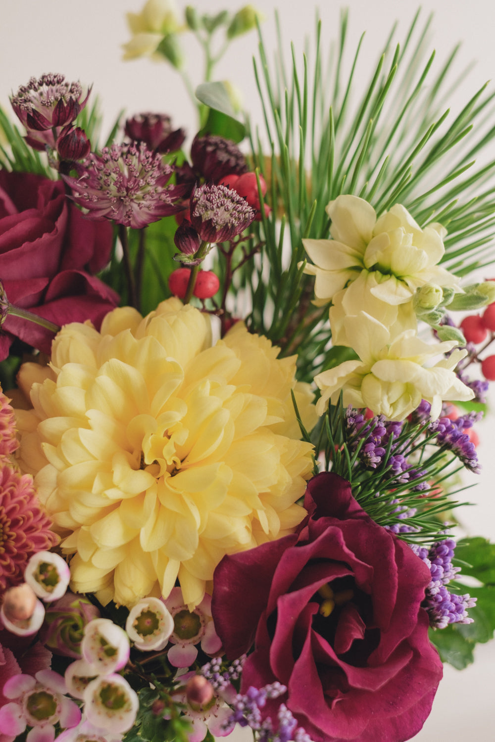 ◆12/27-1/21お届け限定◆Flower BAG No.1／フラワーバッグアレンジ　AKANE／生花