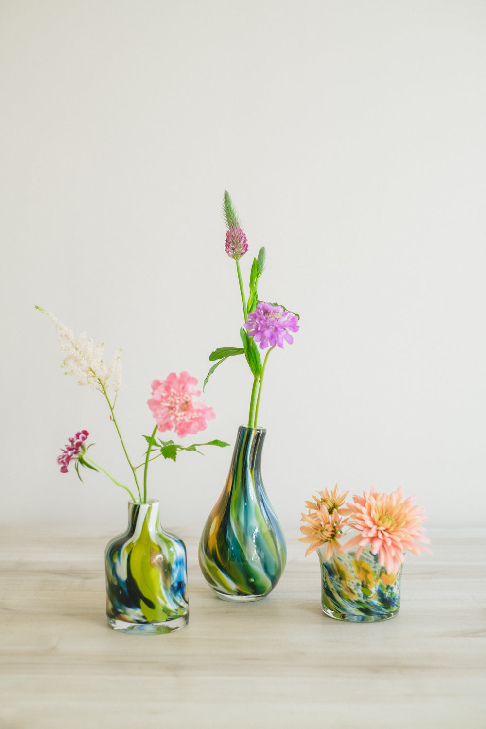 New◆Flower Vase／花器・フラワーベース／FIDRIO　Green Mixed