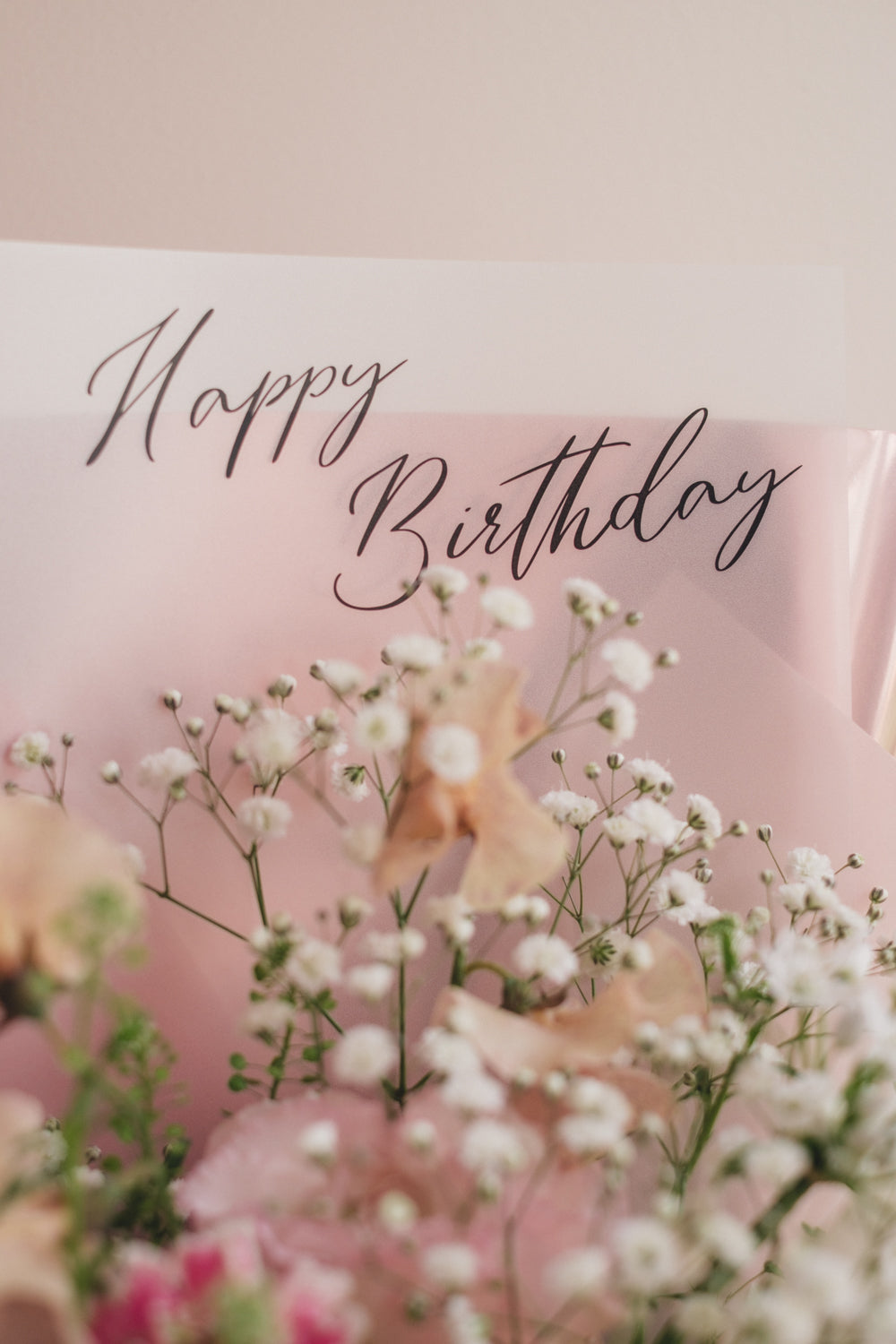 ◆1/6-3/22お届け限定◆Message Bouquet／メッセージブーケ　ピンクシロップ／生花・花束