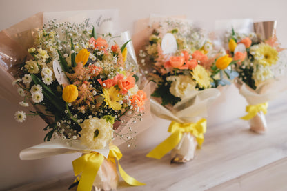 ◆1/6-3/22お届け限定◆Message Bouquet／メッセージブーケ　ビタミンムース／生花・花束