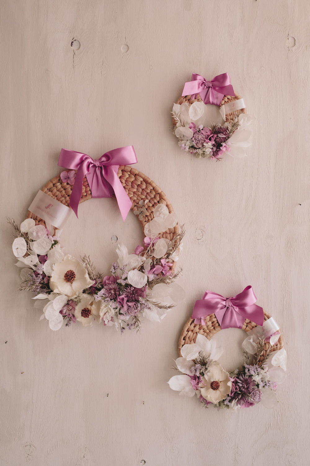 季節限定◆Disc Wreath/ディスクリース ミミ/ドライフラワー&プリザーブドフラワー