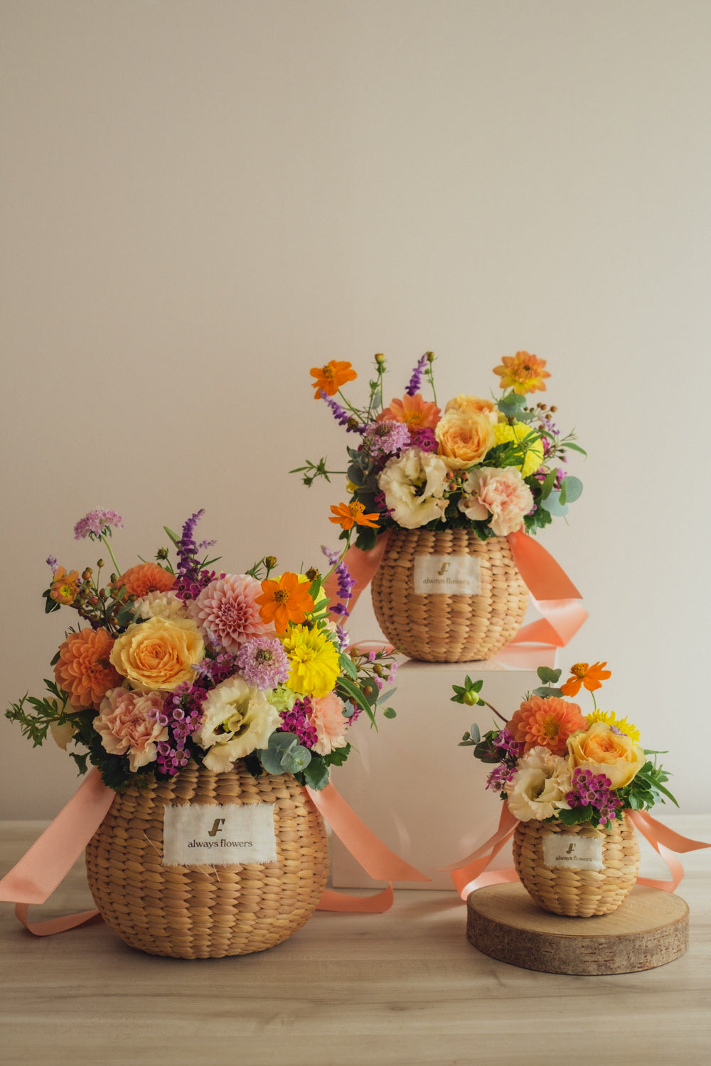 ◆10/8-11/15お届け限定◆Flower BAG No.2/フラワーバッグアレンジ レヨン・ド・ミエル/生花