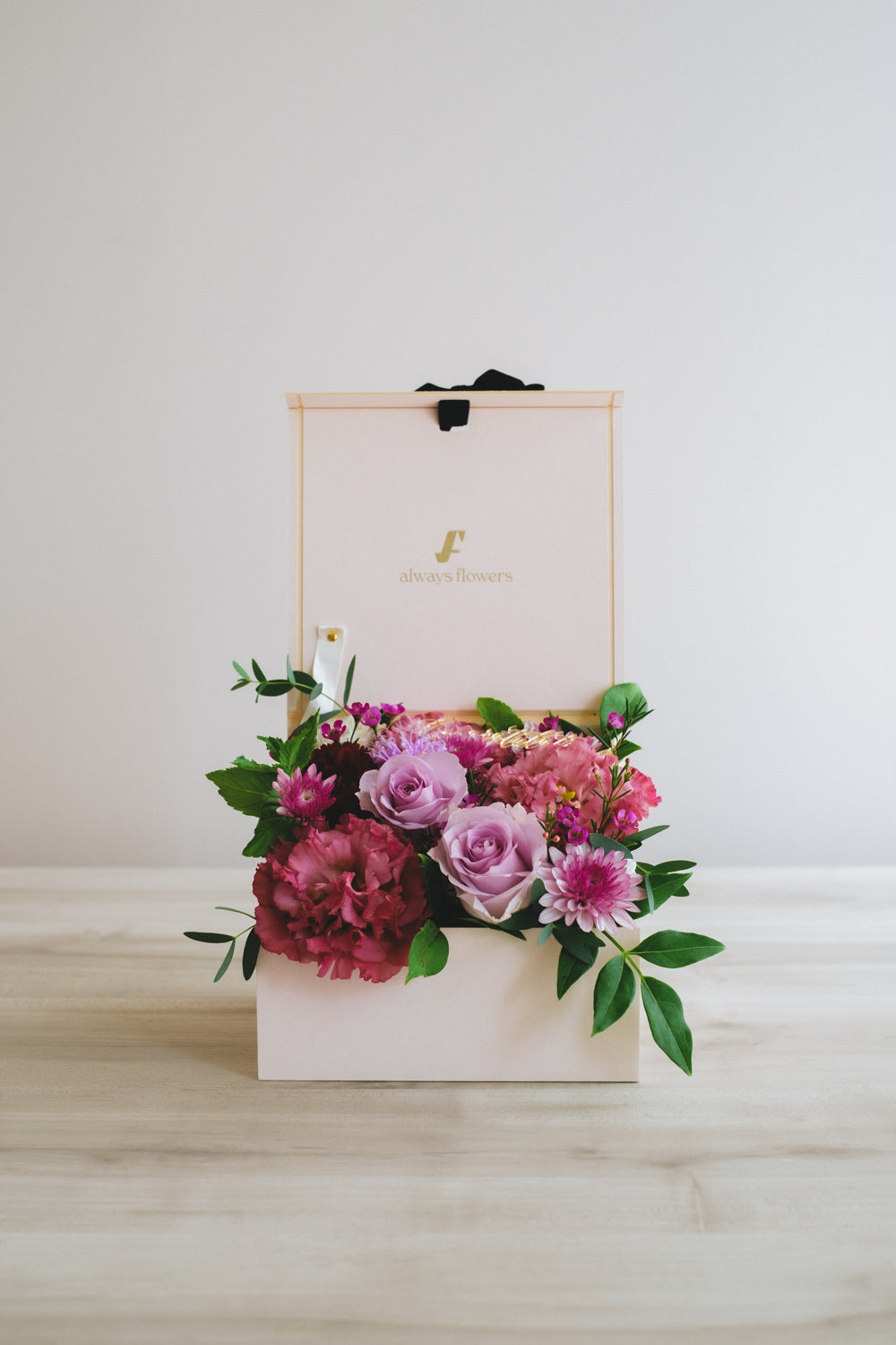 Surprise Flower Box /サプライズフラワーボックス パープル/生花