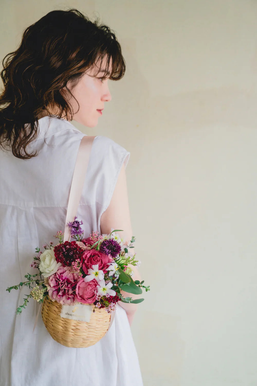 K様専用◆Flower BAG No.2/フラワーバッグアレンジ オーダーカラー/ドライ&プリザーブドフラワー