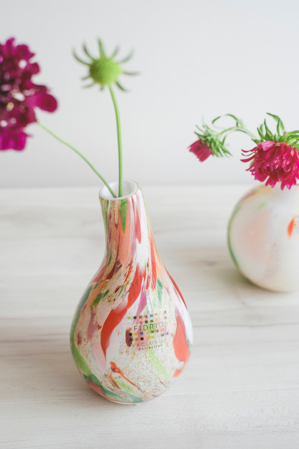 国内外の人気 FIDRIO marble 花瓶 マーブル オランダ vase flower 花瓶 