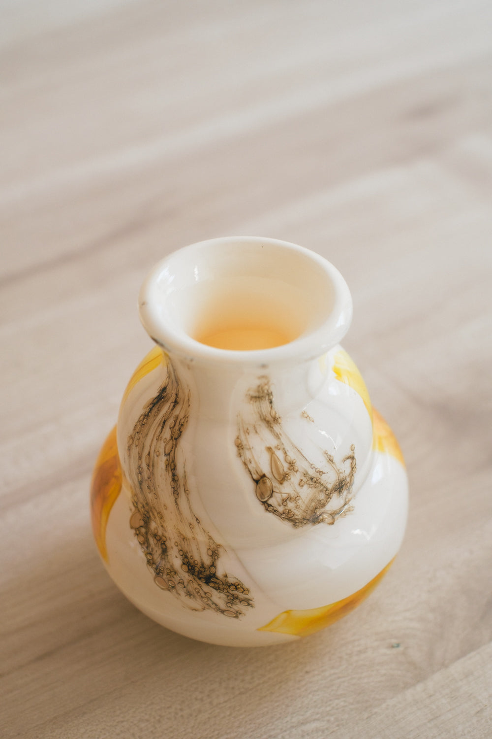 ◆NEW◆Flower Vase／花器・フラワーベース／FIDRIO Yellow Stone　