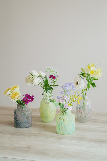 NEW◆Flower Vase／花器・フラワーベース／バブルペイント