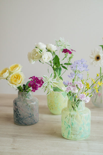 NEW◆Flower Vase／花器・フラワーベース／バブルペイント