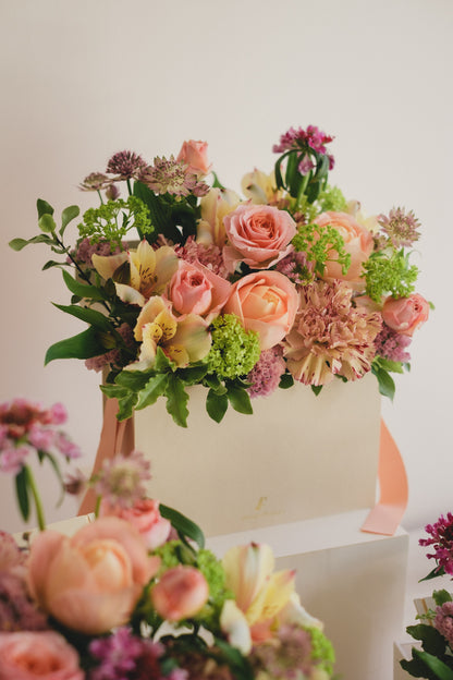 ◆3/14-4/30お届け限定◆Flower BAG No.1／フラワーバッグアレンジ　ブルームパレット／生花