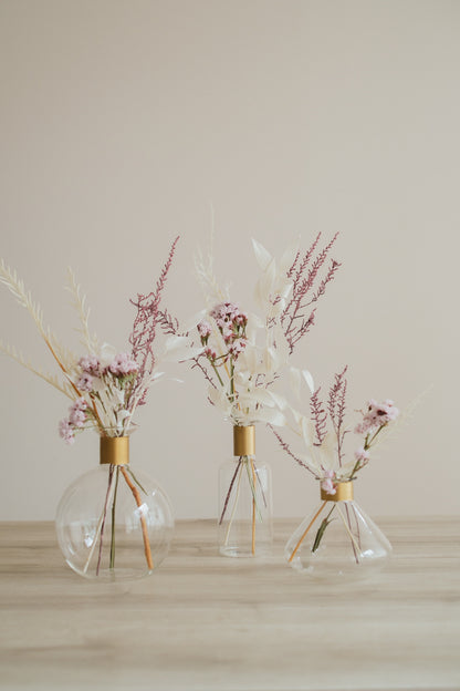 NEW◆Flower Vase／花器・フラワーベース／ゴールドリボン