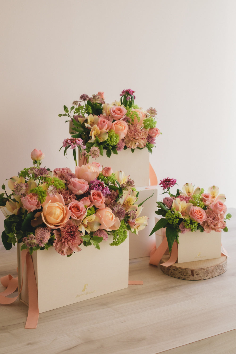 ◆3/14-4/30お届け限定◆Flower BAG No.1／フラワーバッグアレンジ　ブルームパレット／生花