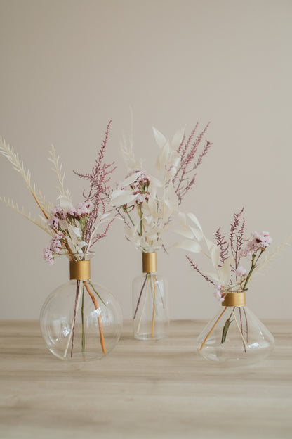 NEW◆Flower Vase／花器・フラワーベース／ゴールドリボン