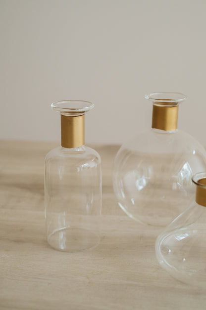 NEW◆Flower Vase／花器・フラワーベース／ゴールドリボン