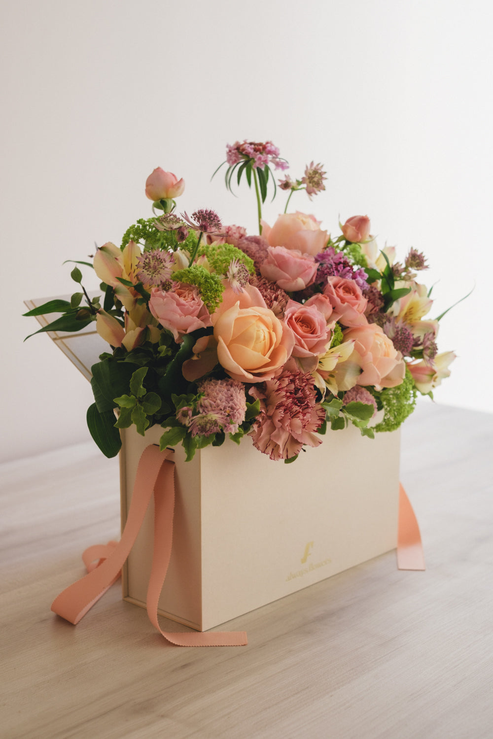 ◆3/14-4/30お届け限定◆Flower BAG No.1／フラワーバッグアレンジ　ブルームパレット／生花