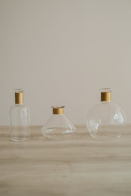 NEW◆Flower Vase／花器・フラワーベース／ゴールドリボン