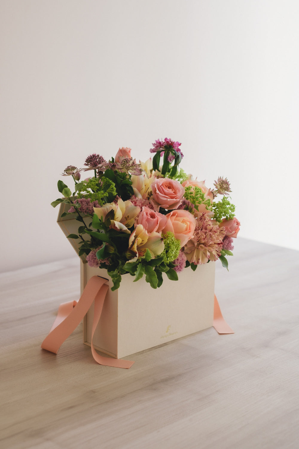 ◆3/14-4/30お届け限定◆Flower BAG No.1／フラワーバッグアレンジ　ブルームパレット／生花