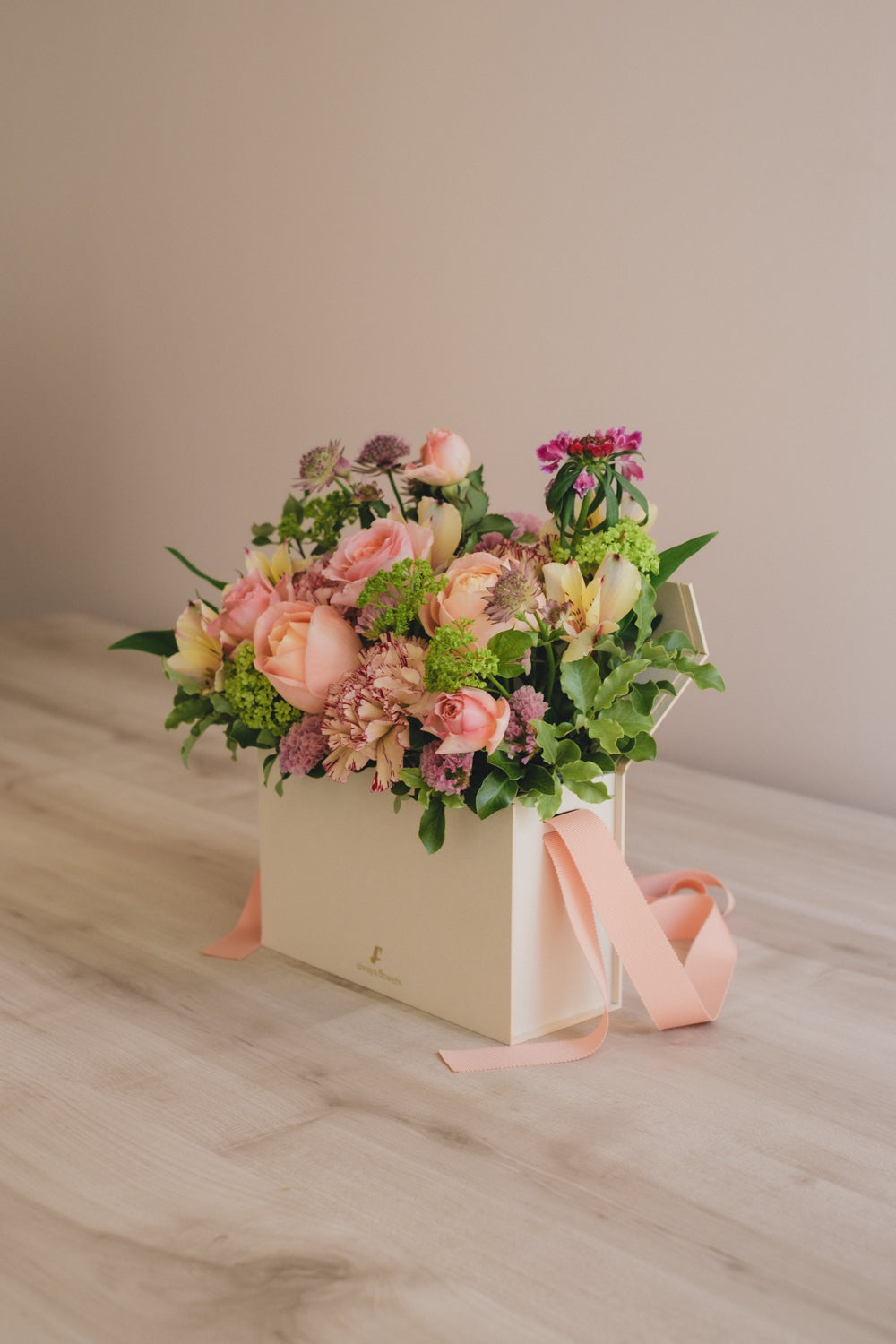 ◆3/14-4/30お届け限定◆Flower BAG No.1／フラワーバッグアレンジ　ブルームパレット／生花