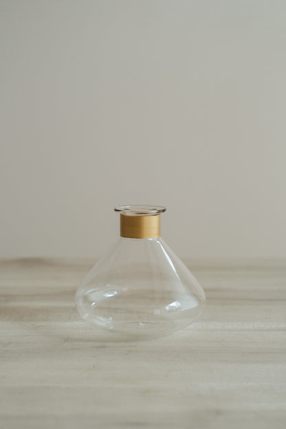 NEW◆Flower Vase／花器・フラワーベース／ゴールドリボン
