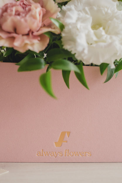 ◆母の日限定ピンクバッグ◆Flower BAG No.1／フラワーバッグアレンジ   モアピンクバッグ／カーネーション　生花