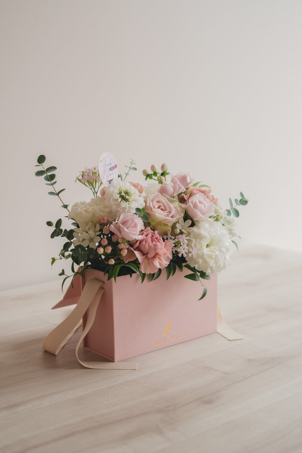 ◆母の日限定ピンクバッグ◆Flower BAG No.1／フラワーバッグアレンジ   モアピンクバッグ／カーネーション　生花