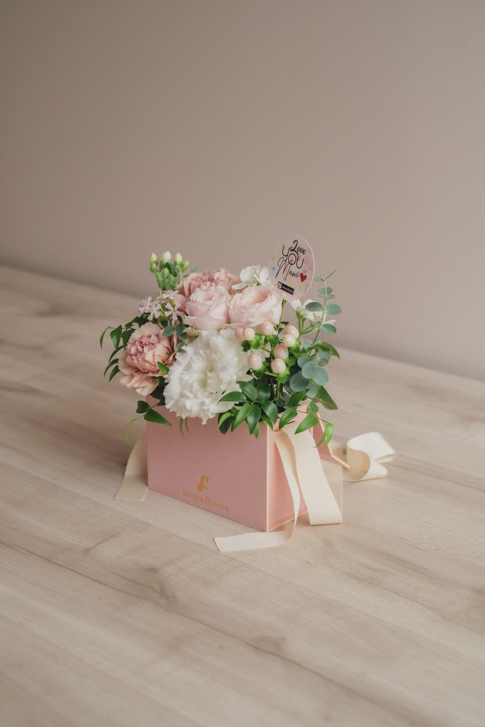 ◆母の日限定ピンクバッグ◆Flower BAG No.1／フラワーバッグアレンジ   モアピンクバッグ／カーネーション　生花