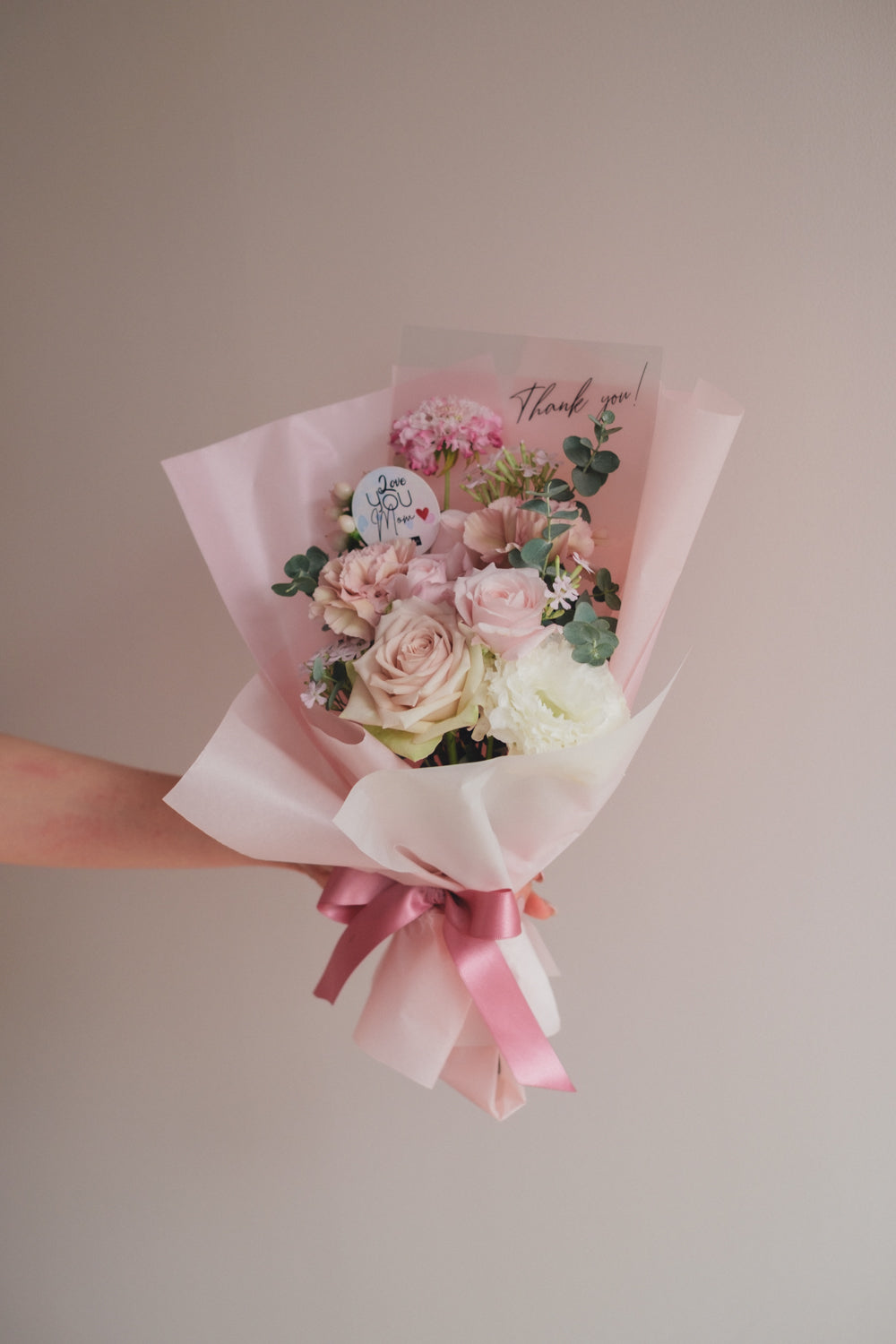 ◆母の日限定◆Message Bouquet／メッセージブーケ　スウィートマム／カーネーション　生花・花束