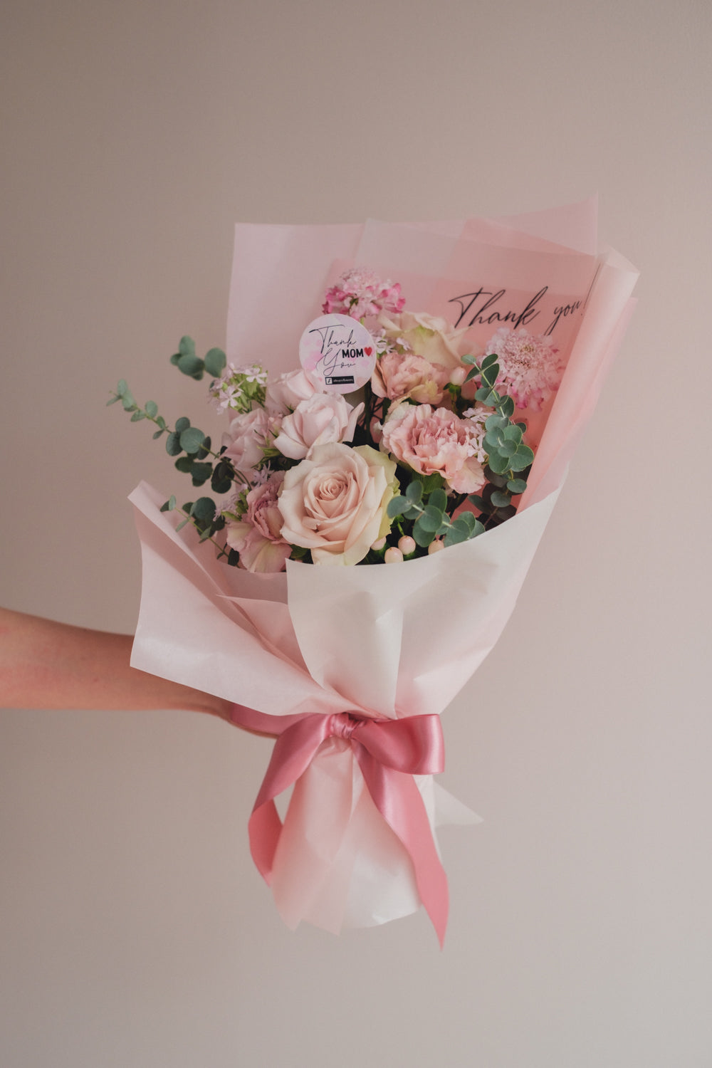 ◆母の日限定◆Message Bouquet／メッセージブーケ　スウィートマム／カーネーション　生花・花束