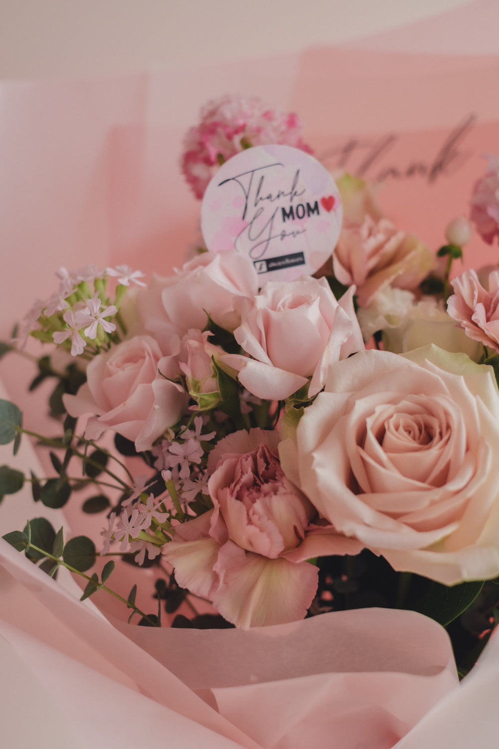 ◆母の日限定◆Message Bouquet／メッセージブーケ　スウィートマム／カーネーション　生花・花束