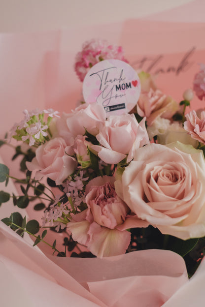 ◆母の日限定◆Message Bouquet／メッセージブーケ　スウィートマム／カーネーション　生花・花束