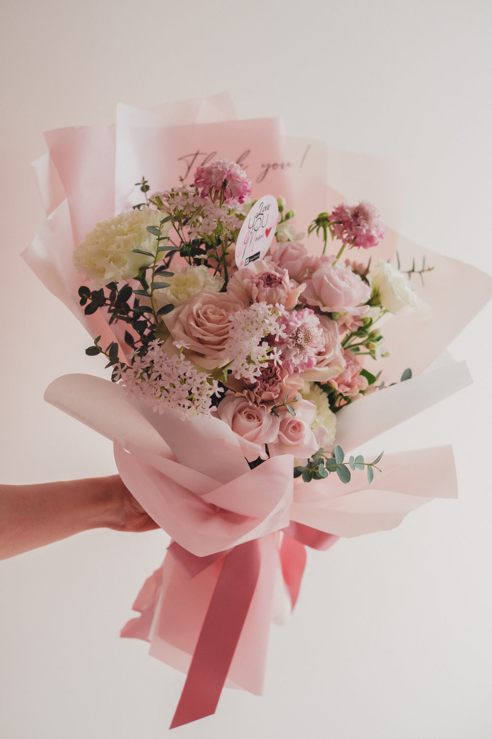 ◆母の日限定◆Message Bouquet／メッセージブーケ　スウィートマム／カーネーション　生花・花束