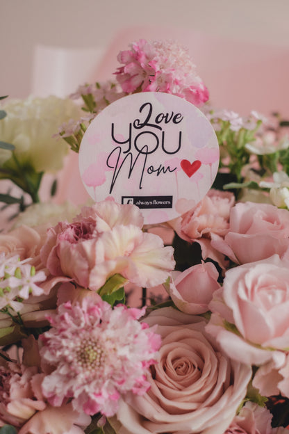 ◆母の日限定◆Message Bouquet／メッセージブーケ　スウィートマム／カーネーション　生花・花束