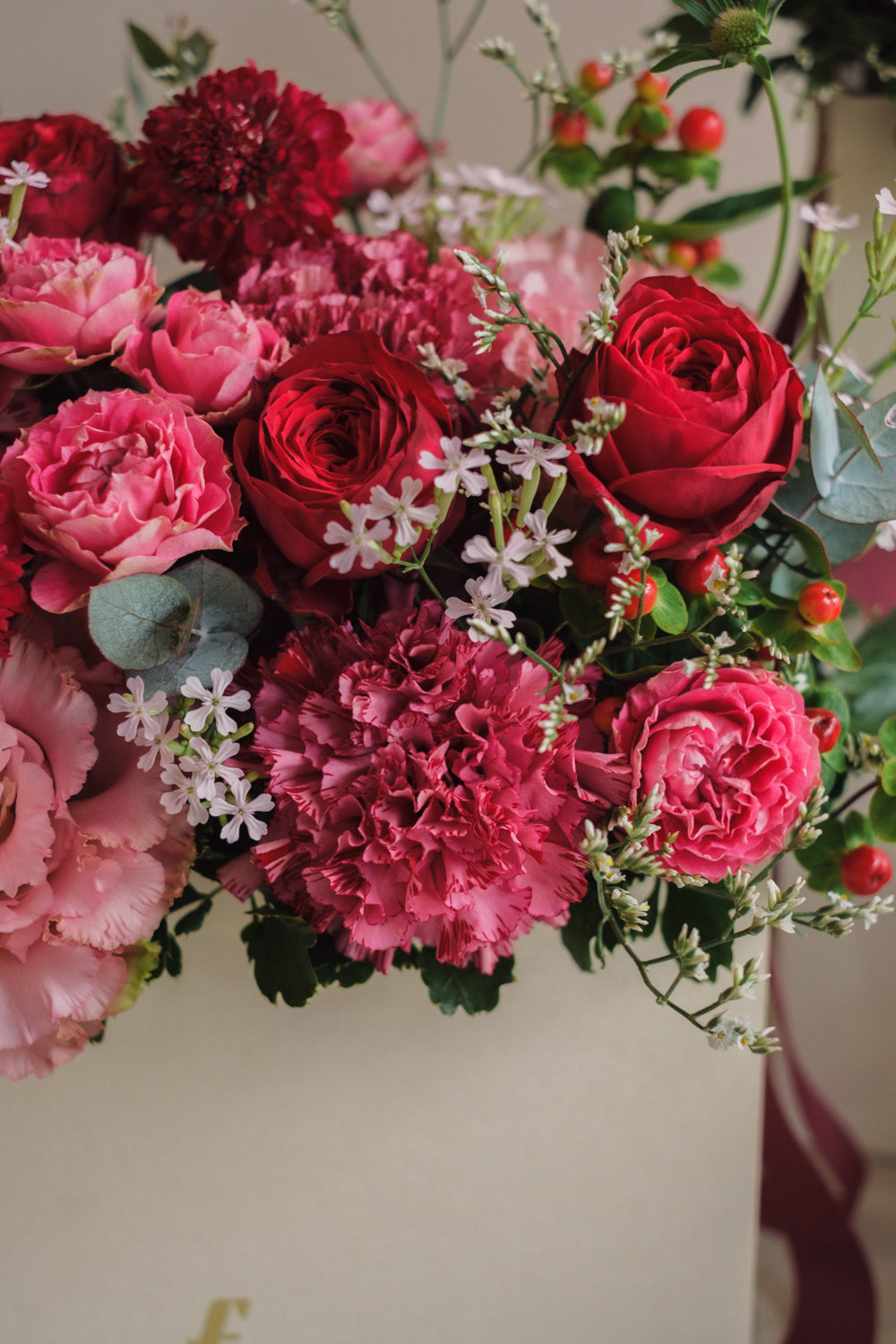 ◆母の日限定◆Flower BAG No.1／フラワーバッグアレンジ　マムズラヴ／カーネーション　生花