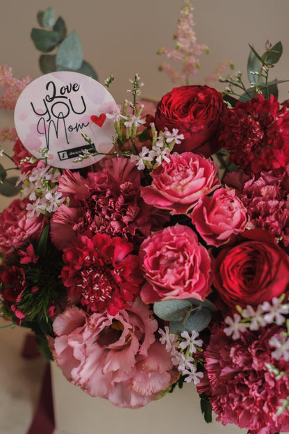 ◆母の日限定◆Flower BAG No.1／フラワーバッグアレンジ　マムズラヴ／カーネーション　生花