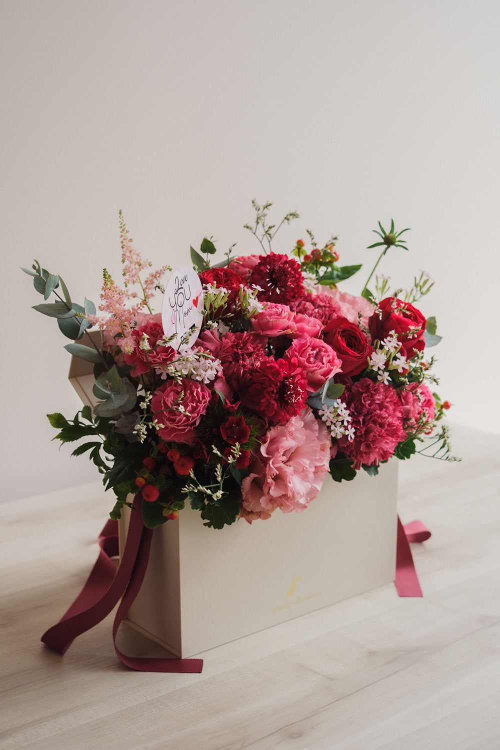 ◆母の日限定◆Flower BAG No.1／フラワーバッグアレンジ　マムズラヴ／カーネーション　生花