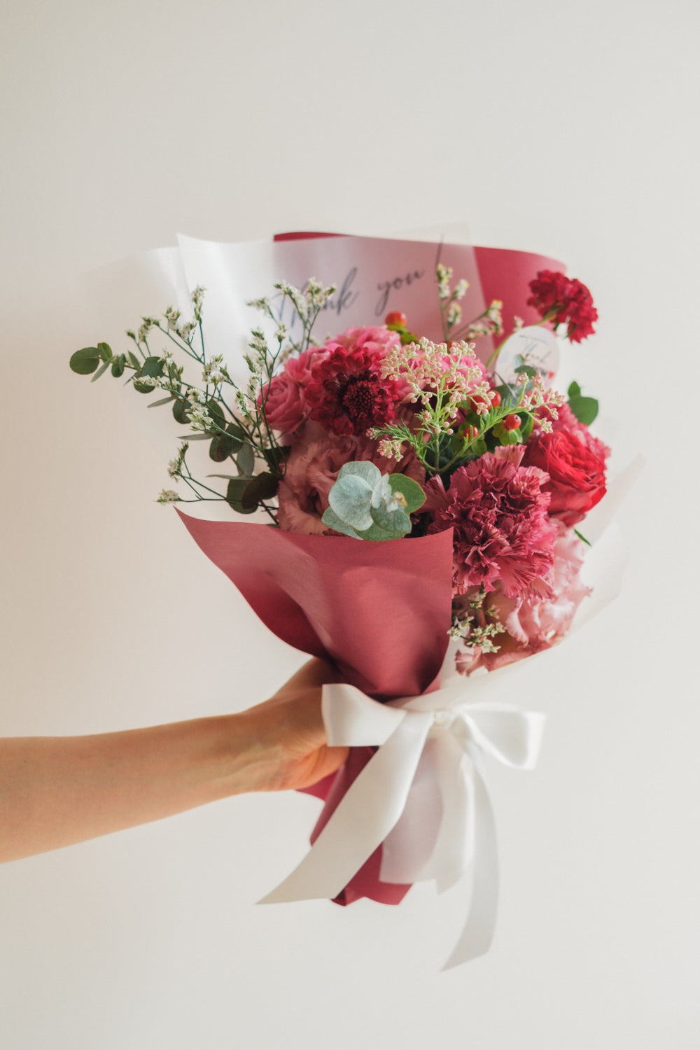 ◆母の日限定◆Message Bouquet／メッセージブーケ　マムズハグ／カーネーション　生花・花束