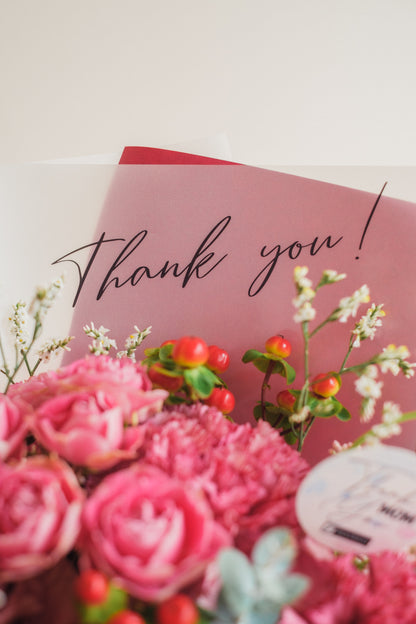 ◆母の日限定◆Message Bouquet／メッセージブーケ　マムズハグ／カーネーション　生花・花束