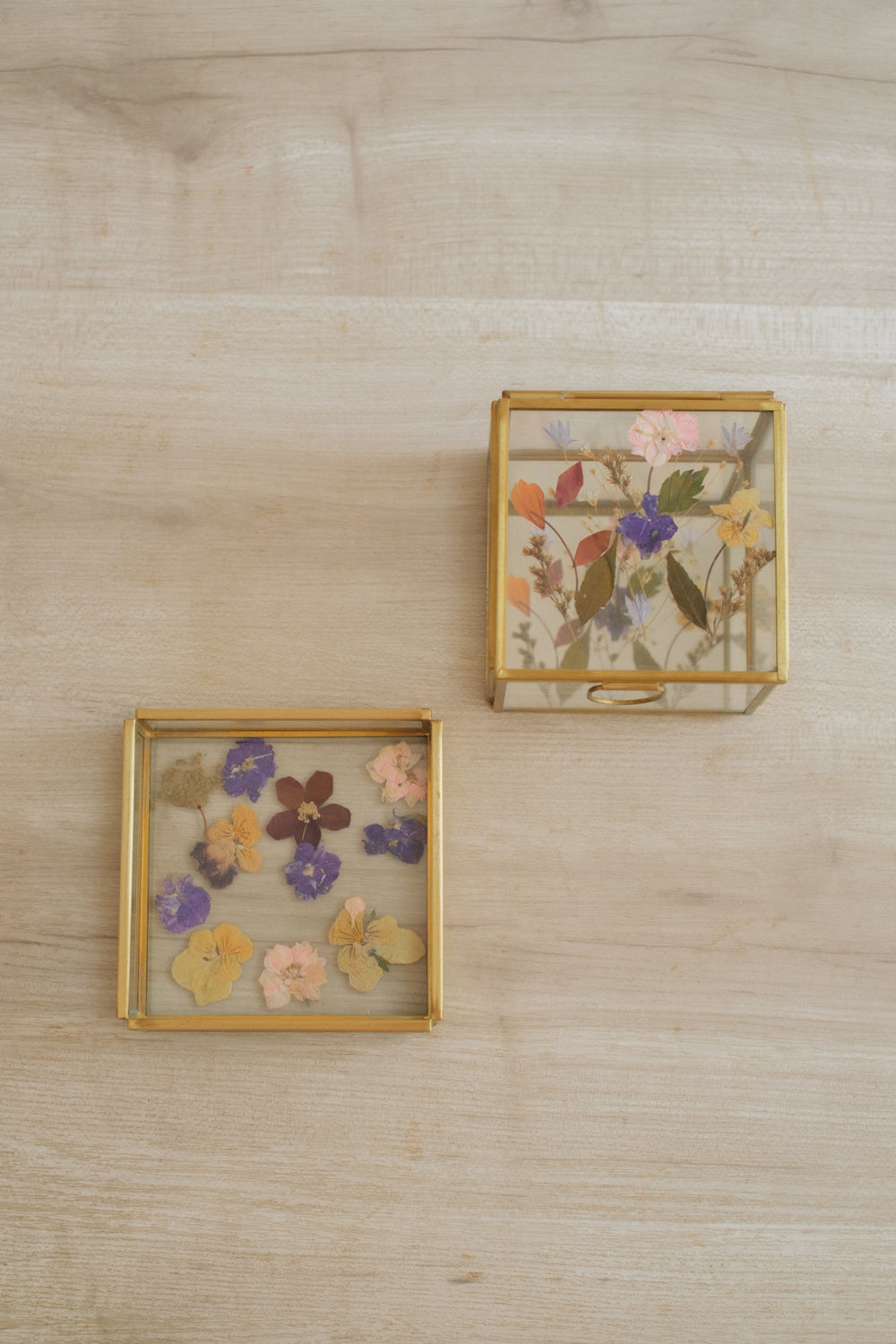 New◆Accessory case/アクセサリーケース/フラワーガーデン