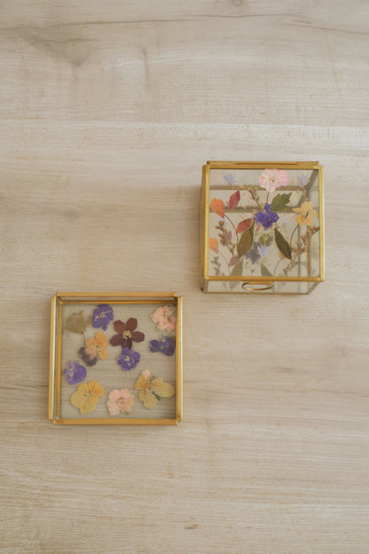 New◆Accessory case／アクセサリーケース／フラワーガーデン