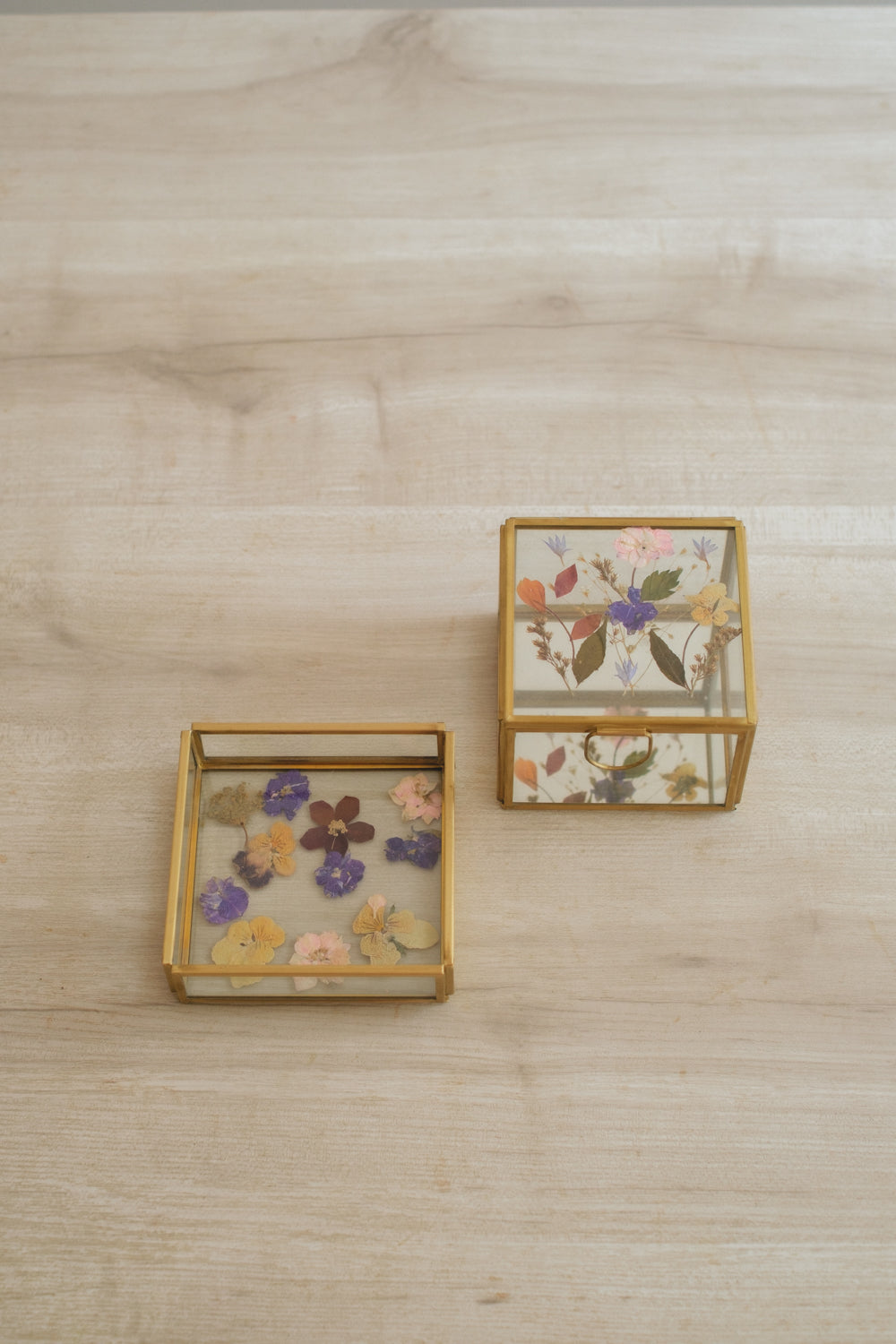 New◆Accessory case／アクセサリーケース／フラワーガーデン