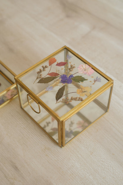 New◆Accessory case／アクセサリーケース／フラワーガーデン