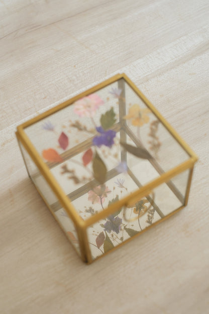 New◆Accessory case／アクセサリーケース／フラワーガーデン