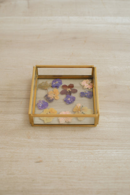 New◆Accessory case／アクセサリーケース／フラワーガーデン