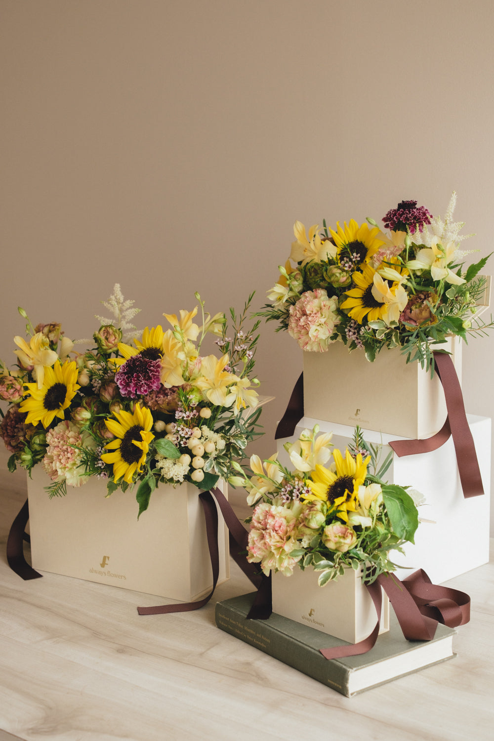 ◆5/21-8/31お届け限定◆Flower BAG No.1／フラワーバッグアレンジ　イエローチャージ／生花