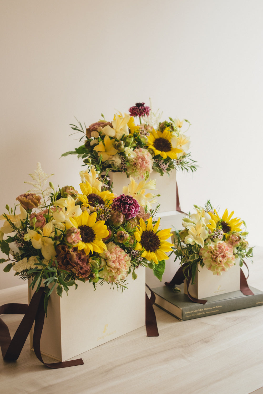 ◆5/21-8/31お届け限定◆Flower BAG No.1／フラワーバッグアレンジ　イエローチャージ／生花
