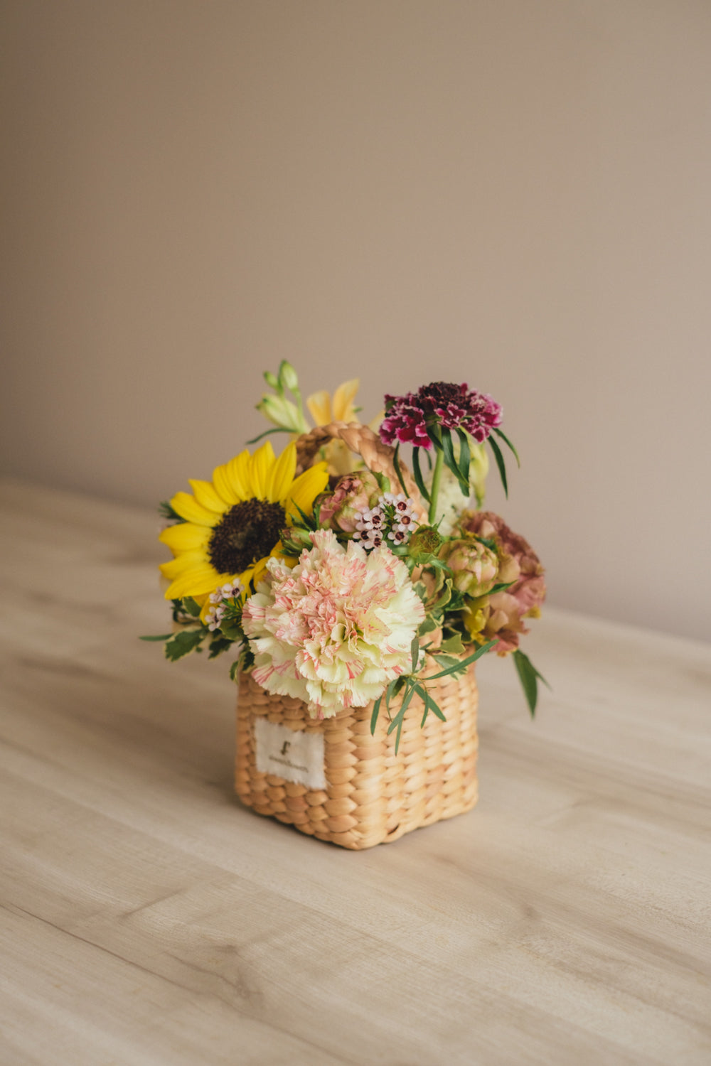 ◇5/21-8/31お届け限定◇Flower BAG No.3 ／スクエアカゴバッグ