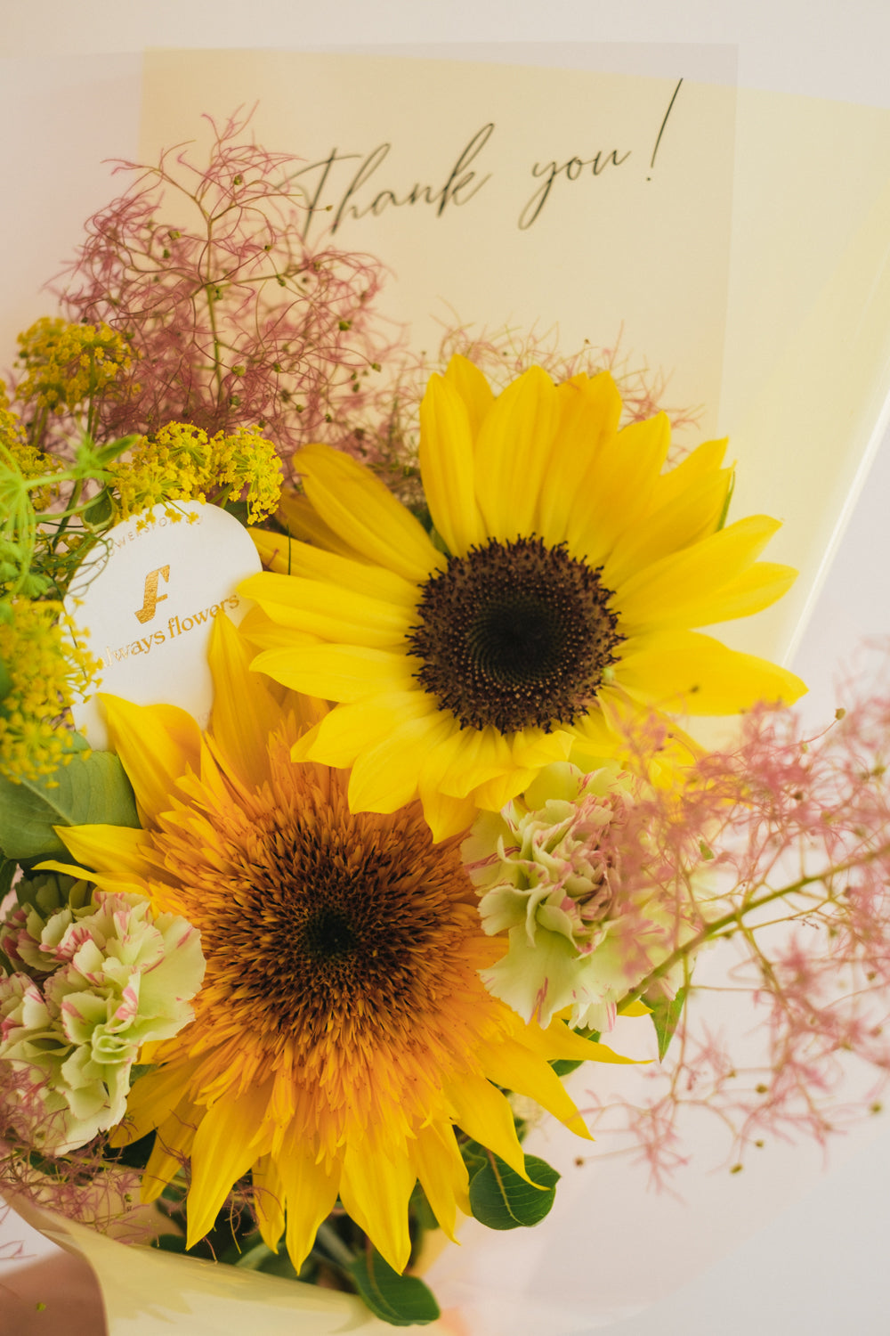 ◆6/2-7/31お届け限定◆Message Bouquet／メッセージブーケ　キャンディースモーク／生花・花束