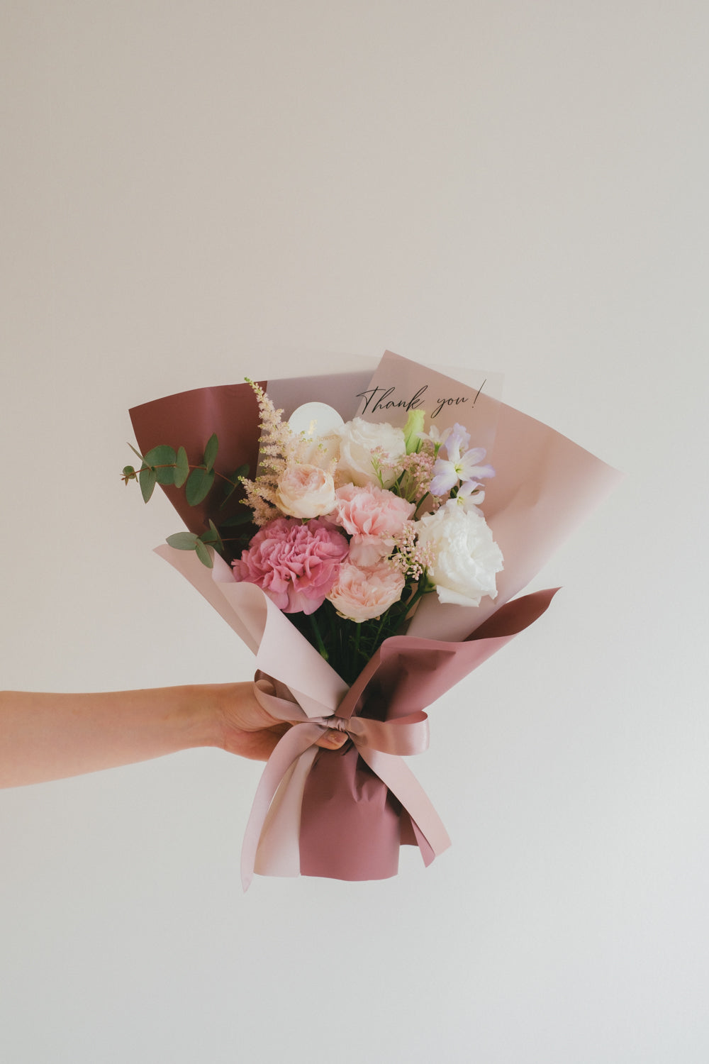 ◆母の日限定◆Message Bouquet／メッセージブーケ　メロウピンク／生花・花束