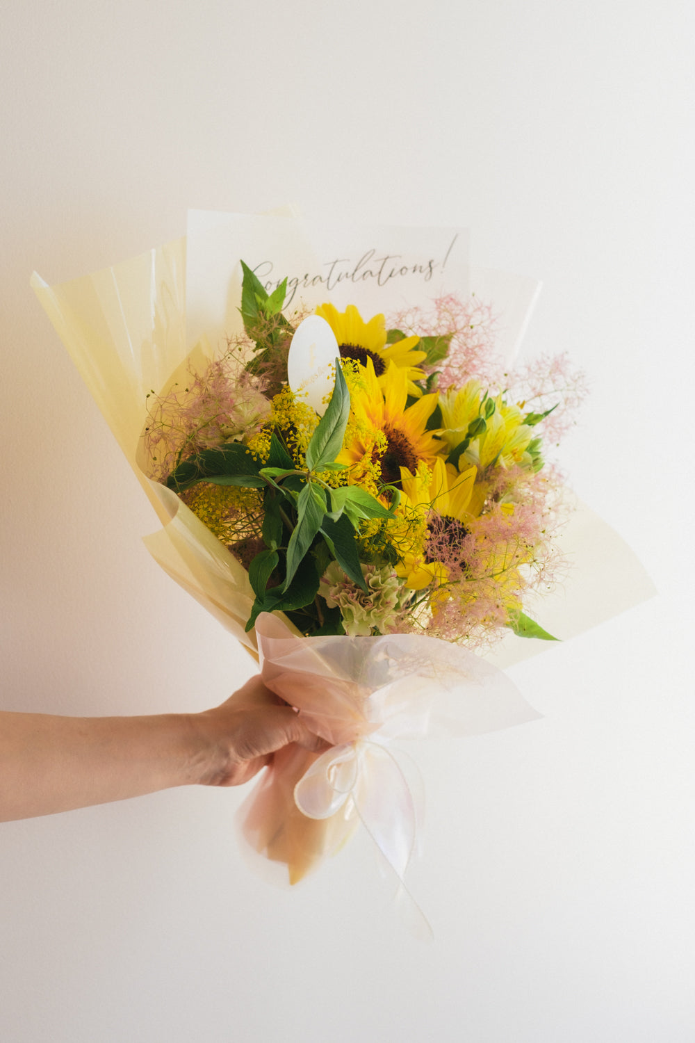 ◆6/2-7/31お届け限定◆Message Bouquet／メッセージブーケ　キャンディースモーク／生花・花束