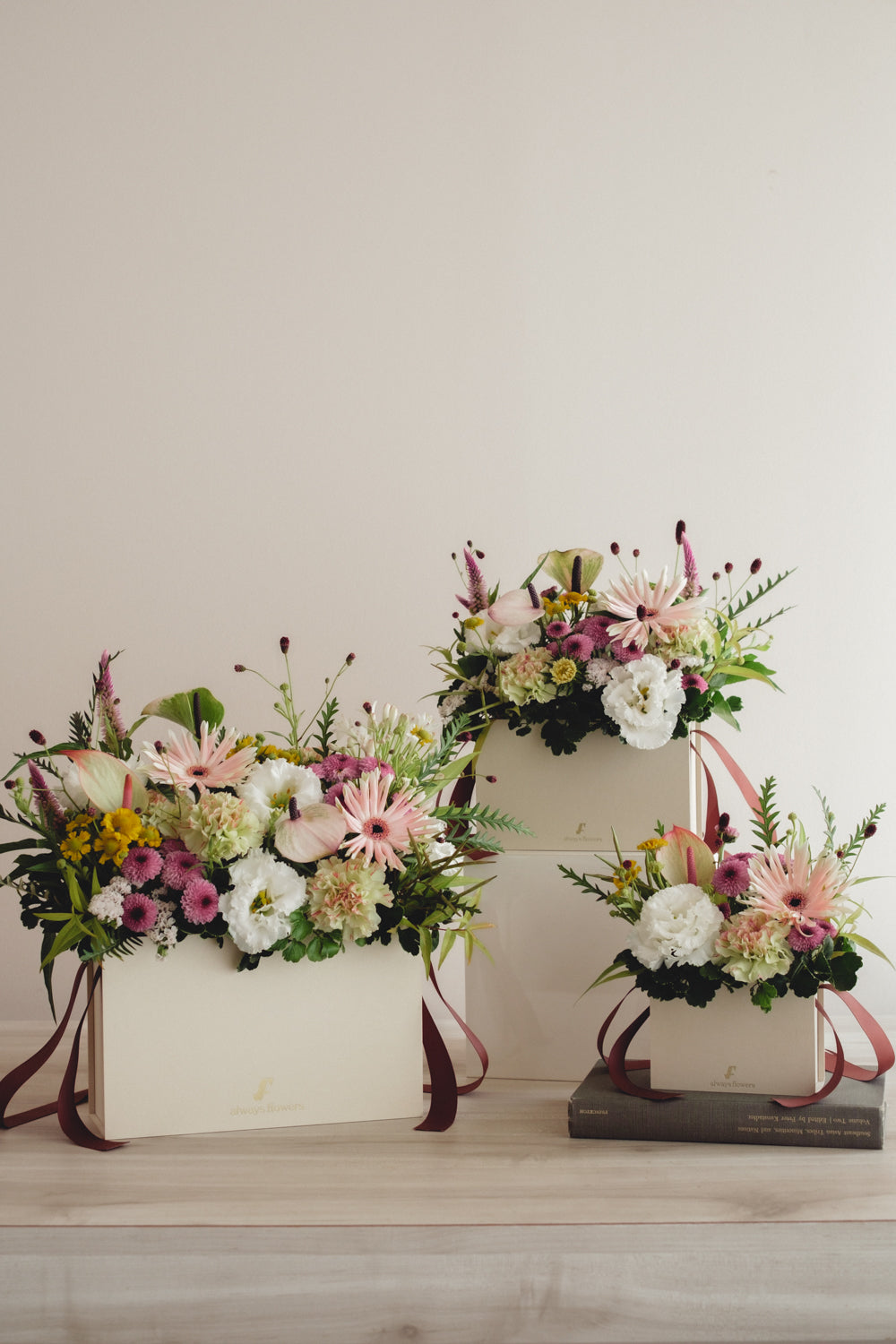 ◆8/19-9/30お届け限定◆Flower BAG No.1/フラワーバッグアレンジ サンリットブルーム/生花